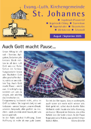 Gemeindebrief August/September 2025