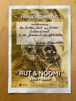 Plakat zum Frauensonntag 2025