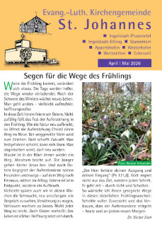 Titelbild Gemeindebrief April Mai 2026