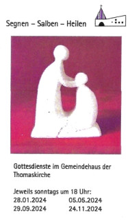 Flyer Segnen - Salben - Heilen